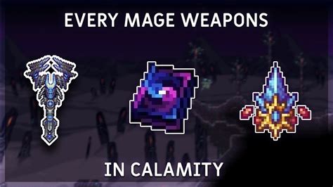 Despite being a Hardmode weapon, the Aerial Bane is a powerful weapon for dealing with the Dark Energies, especially when the extra projectiles also land hits. . Calamity mage weapons